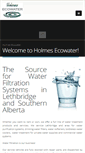 Mobile Screenshot of holmeswater.com